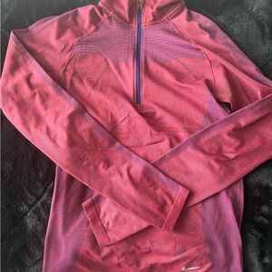 Nike half zip running top